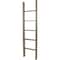 Ekena Millwork 19"W x 72"H x 3 1/2"D Vintage Farmhouse 5 Rung Ladder, Barnwood Decor Collection, Reclaimed Grey DECR019X072X04LDRGY - alternate 3